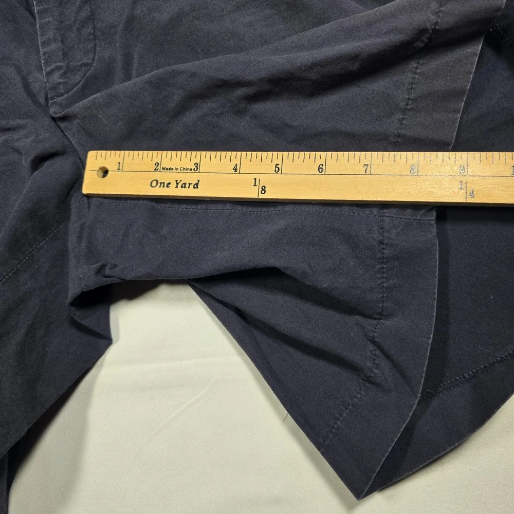 Brooks Brothers 346 Mens Navy Blue Chino Shorts 100% Cotton Size 38 Casual Twill